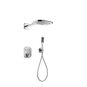 Armal Beril tuš set podžbukni termostatski kvadratni krom