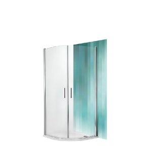 TOWER LINE tuš kabina polukružna 1/900/2000 transparent/crom profil