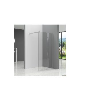 C-LINE walk in tuš stijena 1200x1950, krom, prozirno staklo 8 mm