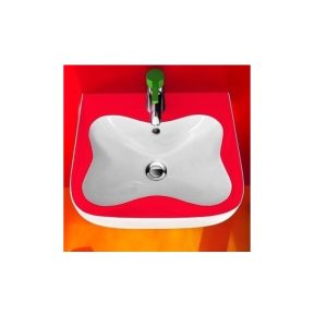 FLORA KIDS umivaonik 45x41 cm sa crvenim rubom