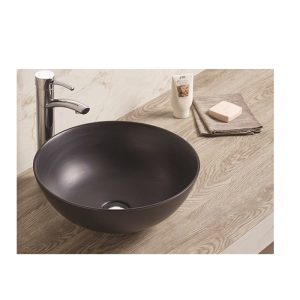 KIMIC zdjelasti umivaonik okrugli MATT BLACK