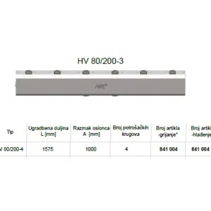 Kotlovski kombinirani polazno-povratni razdjelnik sa izolacijom HV 80/200-4