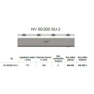 Kotlovski kombinirani polazno-povratni razdjelnik sa izolacijom HV 80/200 SU-2