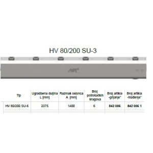Kotlovski kombinirani polazno-povratni razdjelnik sa izolacijom HV 80/200 SU-6