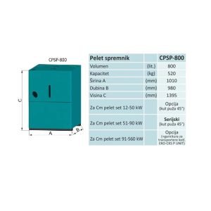 Pelet spremnik CPSP-800