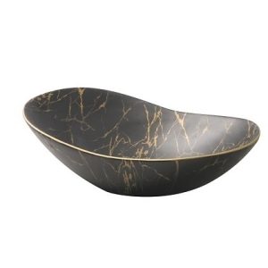 EVEREST umivaonik 620x365x160 mm ZDJELASTI crno zlatni