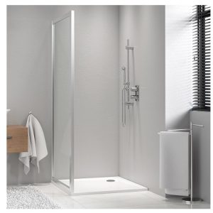 LEGA LINE fiksna tuš stijena 100x190 cm crom profil/prozirno staklo 5 mm