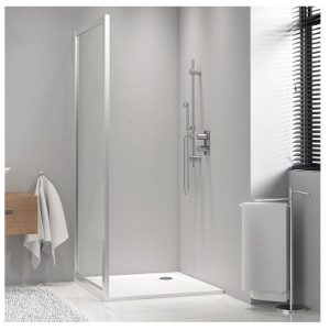 LEGA LINE fiksna tuš stijena 80x190 cm crom profil/prozirno staklo 5 mm