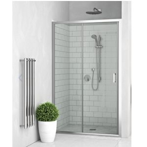 LEGA LINE klizna tuš vrata 100x190 cm crom profil/prozirno staklo 5 mm