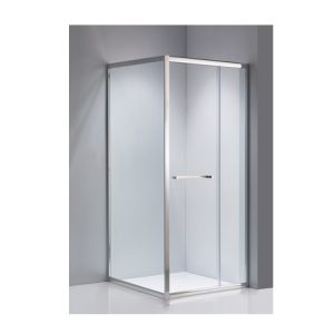 C-LINE tuš kabina kvadratna 800x800x1950 krom prozirno VRATA+STIJENA