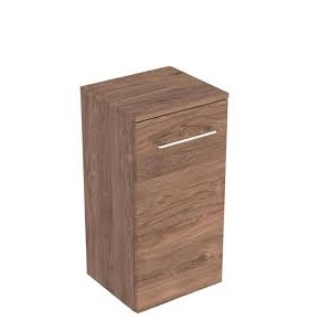 Geberit SELNOVA SQUARE bočni element s jednim vratima B 33 cm orah struktura drva