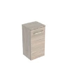 Geberit SELNOVA SQUARE bočni element s jednim vratima B 33 cm orah svijetli struktura drva
