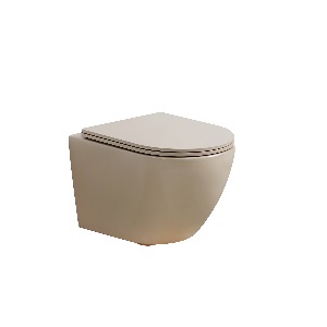 EVEREST TORNADO INVISIBLE BAHAMA BEIGE wc školjka 530 RIMLESS i wc daska SOFTCLOSE